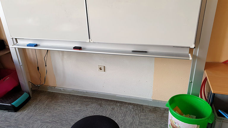 Anstreichen Klassenraum