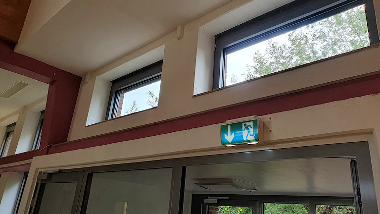 Belüftung der Aula